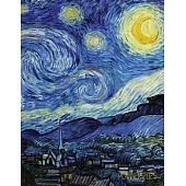 Vincent van Gogh Planner 2025: Starry Night Planner Organizer January-December (12 Months) Post-Impressionism Art