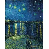 Van Gogh Art Planner 2025: Starry Night Over the Rhone Organizer Calendar Year January-December 2025 (12 Months)