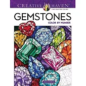 Creative Haven Gemstones Color by Number