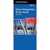 Rand McNally Easy to Fold: New Hampshire, Vermont Laminated Map