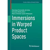 Immersions in Warped Product Spaces