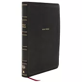 KJV Giant Print End-Of-Verse Reference Bible, Black Leathersoft, Red Letter, Comfort Print