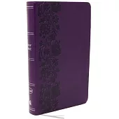 KJV Giant Print End-Of-Verse Reference Bible, Purple Leathersoft, Red Letter, Comfort Print