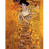 Gustav Klimt Monthly Planner 2025: Portrait of Adele Bloch-Bauer I Gold Art Nouveau Year Agenda: January-December (12 Months)