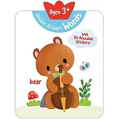 Sticker & Learn Words (Ages 3+): With 30 Reusable Stickers