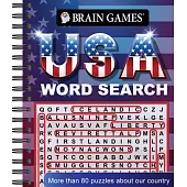 Brain Games - USA Word Search (#6): More Than 80 Puzzles about Our Country Volume 6