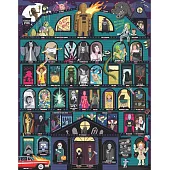 50 Must-Watch Scary Movies Bucket List 1000-Piece Puzzle
