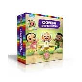 Cocomelon Board Books to Go! (Boxed Set): Pasta Party!; I Like My Name; Let’s Meet the Doctor!