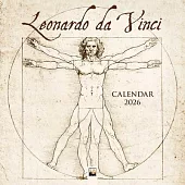 Leonardo Da Vinci Wall Calendar 2026 (Art Calendar)