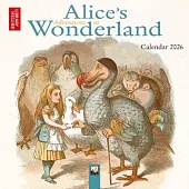 British Library: Alice’s Adventures in Wonderland Mini Wall Calendar 2026 (Art Calendar)