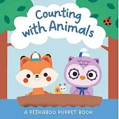 Counting with Animals: A Peekaboo Puppet Book (Includes Board Book and Glove with 5 Puppets!)