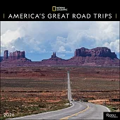National Geographic: America’s Great Road Trips 2026 Wall Calendar