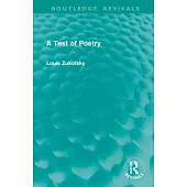 A Test of Poetry