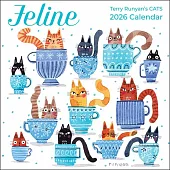 Feline 2026 Wall Calendar: Terry Runyan’s Cats