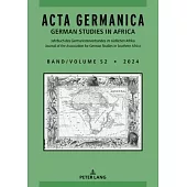 Acta Germanica; German Studies in Africa