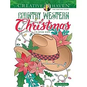 Creative Haven Country Western Christmas Coloring Book