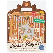 Little Foodies Reusable Sticker Play Set: 30+ Reusable Whataburger Food Stickers and 2 Fold-Out Play & Go Scenes