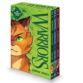 《貓戰士》首部曲全彩漫畫#1-3套書Warriors Graphic Novel: The Prophecies Begin #1-#3