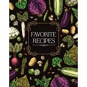 Recipe Journal - Favorite Recipes (Vegetable Cover)