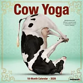 Cow Yoga 2026 Mini Wall Calendar