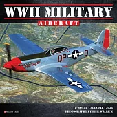 WWII Military Aircraft 2026 Mini Wall Calendar