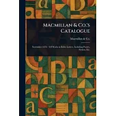 Macmillan & Co.’s Catalogue