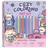 Art Maker Cozy Coloring Around Town Kit