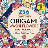 Origami Washi Flowers Paper Pack Book