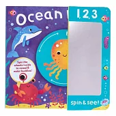 神奇鏡子轉轉機關書123 Spin & See! Ocean Explorer: Sea Animal Board Book with Mirror for Toddler Learning
