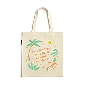 美國Out of Print托特包/Emily Henry: On Vacation You Can Be Anyone Tote Bag