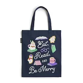 美國Out of Print托特包/Eat, Read, & Be Merry Tote Bag