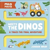 手指滑滑軌道 + 找找書Milo Mouse Meets the Dinos: A Trace-the-Trail Adventure