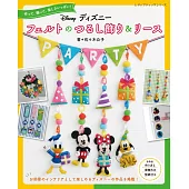 不織布製作可愛迪士尼卡通角色吊飾與花圈作品集