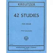克羅采：四十二首練習曲 小提琴樂譜GALAMIAN Ivan編曲