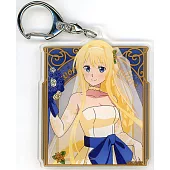 刀劍神域壓克力鑰匙扣吊飾：愛麗絲 婚紗ver.