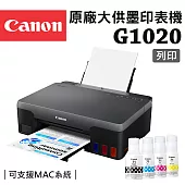 Canon PIXMA G1020 原廠大供墨印表機+GI-71BK/C/M/Y墨水組(1黑3彩)
