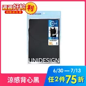 【UNIDESIGN】排汗速乾涼感背心- XL 黑