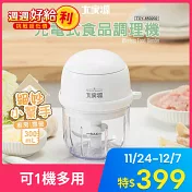 大家源 充電式食品調理機300ml TCY-650202