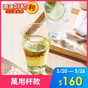【Toyo Sasaki】日式錘紋透明玻璃酒杯300ml