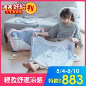 【日本Bisque】極涼感 萬用舒眠毯(超折疊式) ‧ 北極熊