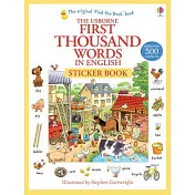 1000個英語單字貼紙書 First Thousand Words in English Sticker book