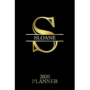 Sloane: 2020 Planner - Personalised Name Organizer - Plan Days, Set Goals & Get Stuff Done (6x9, 175 Pages)