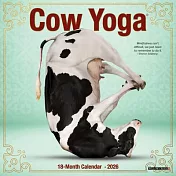 Cow Yoga 2026 Mini Wall Calendar