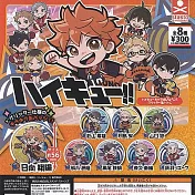 排球少年Q版角色閃亮徽章（全8款）