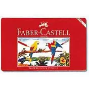 【FABER-CASTELL】12色水彩色鉛筆(鐵盒裝)(附水彩筆)