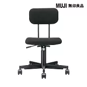 [MUJI 無印良品]工作椅/黑/09