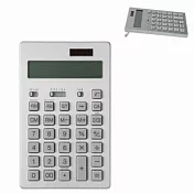 [MUJI 無印良品] 計算機/大.12位.銀