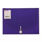 A4 13格檔案文件風琴包(夾)★紫 iPod彩色系列                              iPod紫