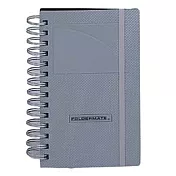 96入線圈型名片簿-銀．可360度翻頁 專業型辦公系列                              銀