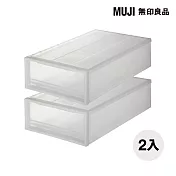 [MUJI 無印良品]PP衣裝盒/小/2入